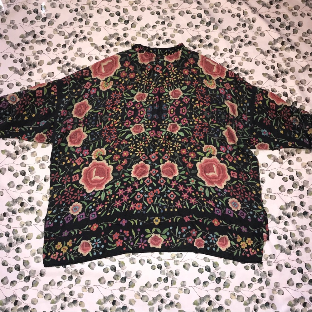 Johnny Was Silk Emby Blouse - Picture 10 of 13